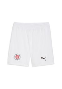Puma - Męskie szorty FC St. Pauli 25/26 PUMA White Espresso Brown. Kolor: brązowy, biały, wielokolorowy. Materiał: tkanina. Sport: piłka nożna