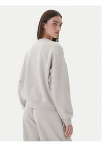 Adidas - adidas Bluza Cozy Holiday Graphic KA9950 Beżowy Loose Fit. Kolor: beżowy. Materiał: bawełna #3