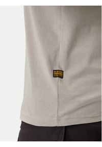 G-Star RAW - G-Star Raw T-Shirt Base-S D16411-336 Beżowy Regular Fit. Kolor: beżowy. Materiał: bawełna #5