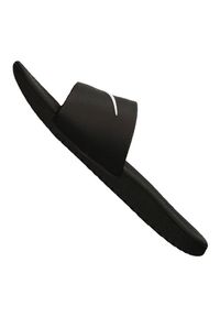 Klapki Nike Kawa Slide Jr 819352-001 czarne. Kolor: czarny. Materiał: syntetyk. Obcas: na platformie #5
