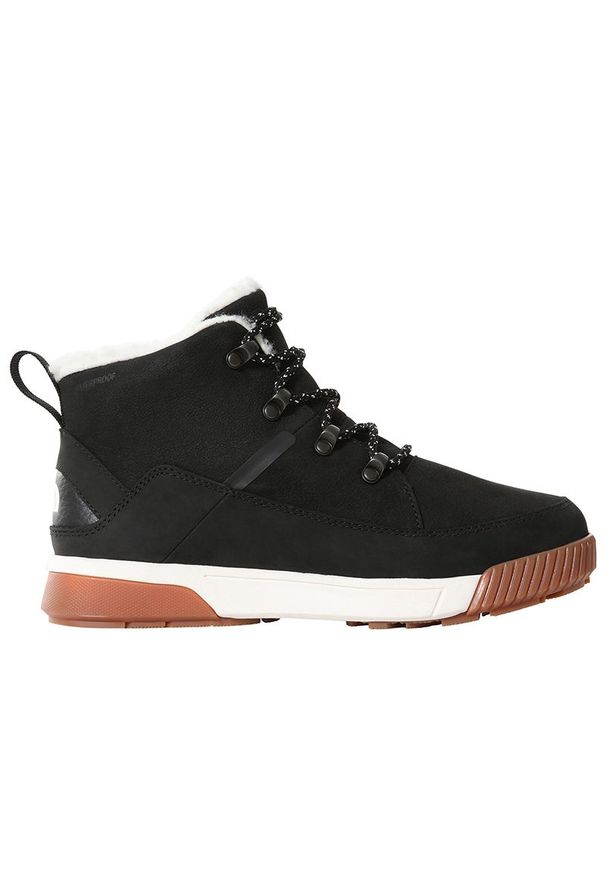 Buty The North Face Sierra 0A4T3XR0G1 - czarne. Okazja: na co dzień. Kolor: czarny. Materiał: guma, skóra. Szerokość cholewki: normalna. Styl: klasyczny, casual