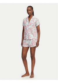 Lauren Ralph Lauren - LAUREN RALPH LAUREN Piżama LAUREN RALPH LAUREN-ILN12506 Niebieski jasny Regular Fit. Kolor: niebieski. Materiał: bawełna, wiskoza #1