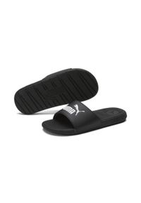 Puma - Młodzieżowe klapki Cool Cat 2.0 PUMA Black White. Kolor: biały, wielokolorowy, czarny. Sezon: lato. Styl: młodzieżowy