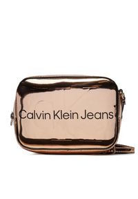 Calvin Klein Jeans Torebka Sculpted Camera Bag18 Mono F K60K611859 Różowy. Kolor: różowy. Materiał: skórzane