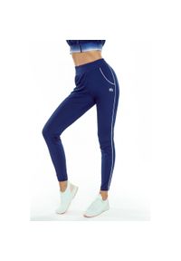 ROUGH RADICAL - Spodnie fitness damskie Rough Radical Athletic. Kolor: niebieski. Materiał: dresówka. Sport: fitness