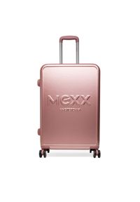 MEXX Walizka średnia MEXX-M-033-05 PINK Różowy. Kolor: różowy