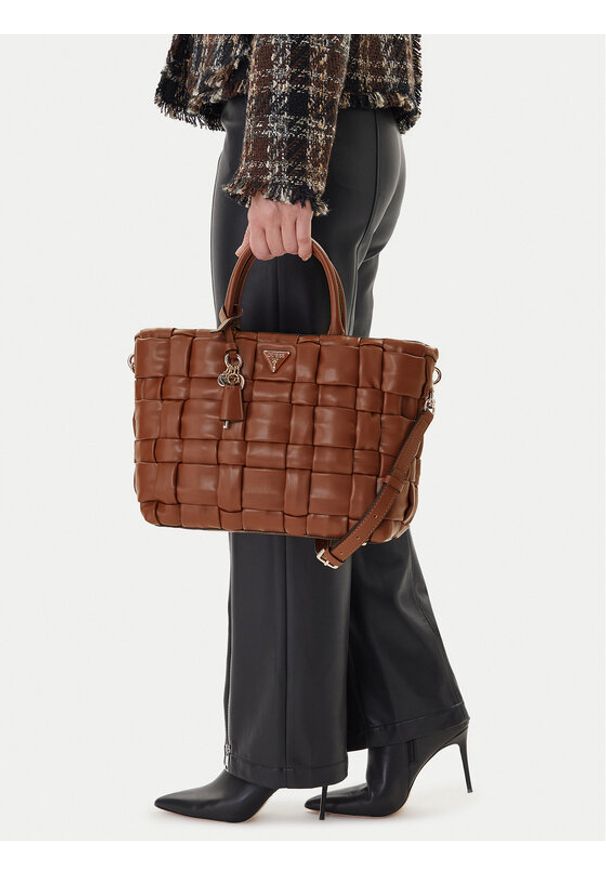 Guess Torebka Marion HWWG80 72060 Brązowy. Kolor: brązowy. Materiał: skórzane