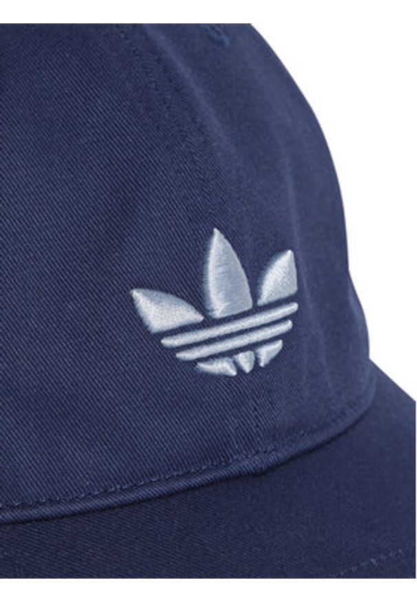 Adidas - adidas Czapka z daszkiem adicolor Classic Trefoil JC6030 Granatowy. Kolor: niebieski. Materiał: materiał, bawełna