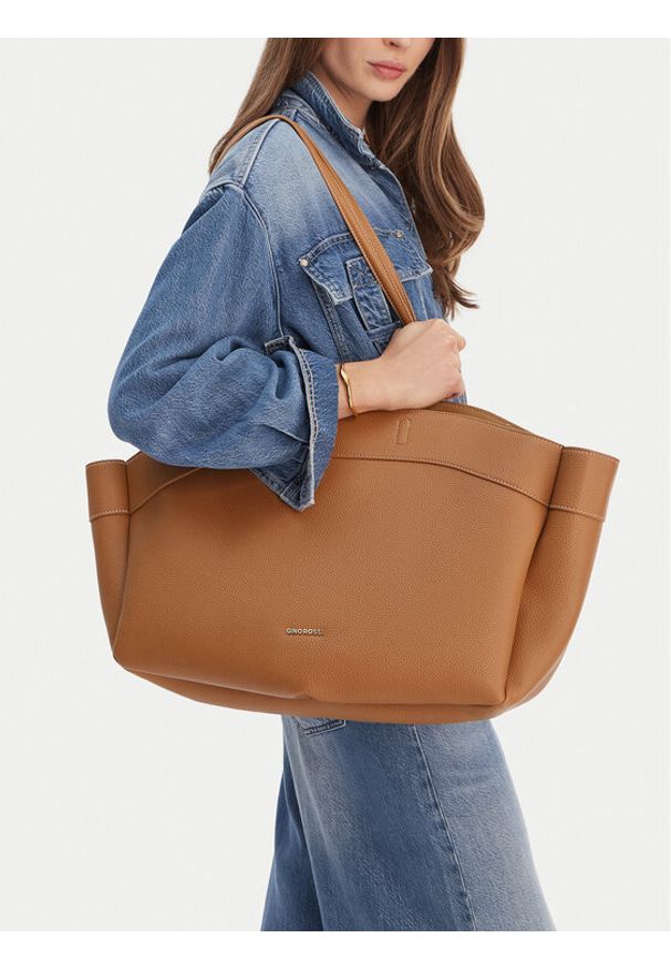 Gino Rossi - GINO ROSSI Torebka C-LDA8548 Brązowy. Kolor: brązowy