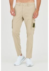 Aeronautica Militare - AERONAUTICA MILLITARE Beżowe bojówki TROUSERS. Kolor: beżowy #1