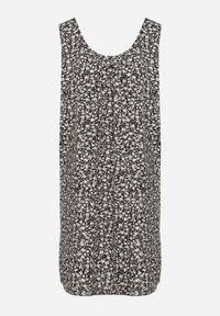 Born2be - Czarna Sukienka w Kwiaty o Rozkloszowanym Kroju na Szerokich Ramiączkach Folarelle. Okazja: na co dzień. Kolor: czarny. Długość rękawa: na ramiączkach. Wzór: kwiaty. Sezon: lato. Typ sukienki: rozkloszowane, proste. Styl: casual, elegancki #6