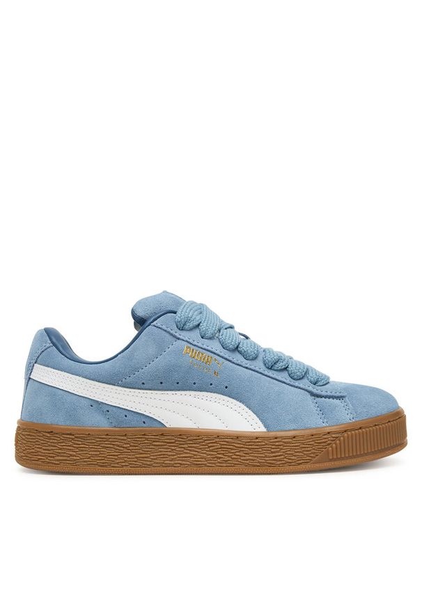 Sneakersy Puma. Kolor: niebieski. Model: Puma Suede