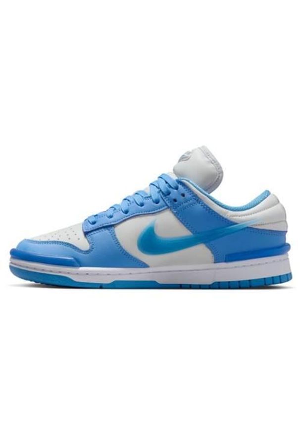 Buty do chodzenia damskie Nike Dunk Low Twist. Zapięcie: sznurówki. Kolor: niebieski. Materiał: materiał, tkanina, syntetyk. Szerokość cholewki: normalna. Sport: turystyka piesza