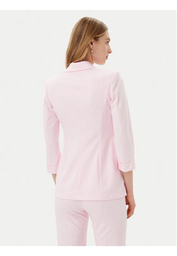 Imperial Marynarka JU25JAW Różowy Slim Fit. Kolor: różowy. Materiał: syntetyk