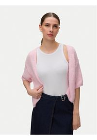 Vero Moda Kardigan Maybe 10348316 Różowy Regular Fit. Kolor: różowy. Materiał: syntetyk #1