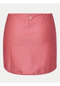 Guess Spódnica mini E5GD07 KC632 Różowy Regular Fit. Kolor: różowy. Materiał: syntetyk