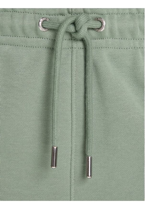 GANT - Gant Spodnie dresowe Shield 4200500 Zielony Regular Fit. Kolor: zielony. Materiał: bawełna