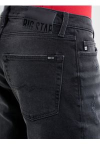 Big-Star - Jeansy męskie z lekkimi przetarciami czarne Colt 903. Stan: podwyższony. Kolor: czarny. Styl: klasyczny, elegancki
