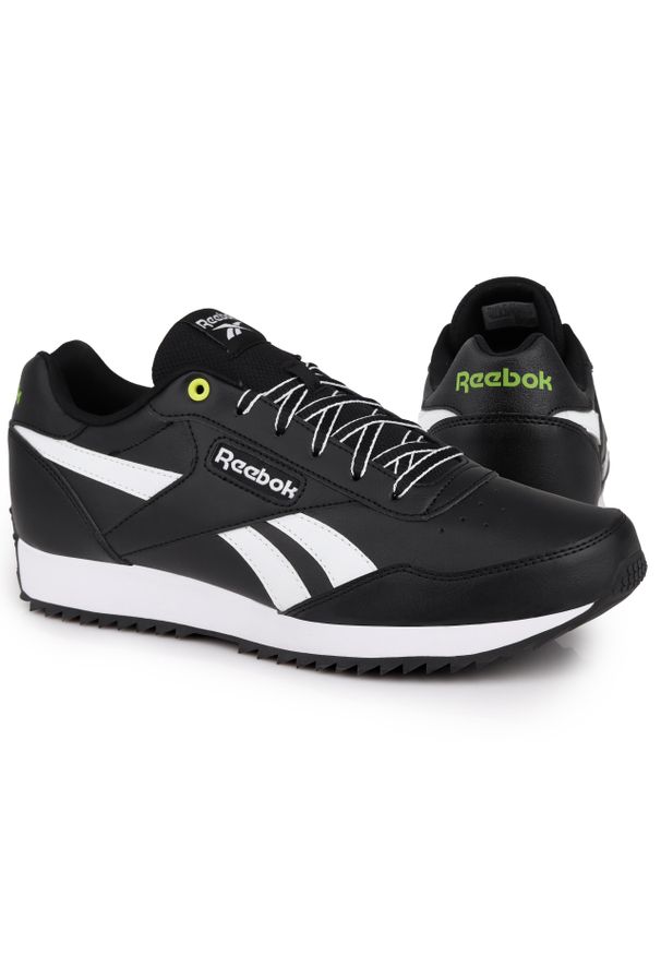 Buty męskie, sportowe Reebok REWIND RUN RIPPLE BLACK WHITE. Kolor: wielokolorowy, czarny, biały. Sport: bieganie