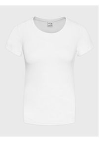 4f - 4F T-Shirt H4Z22-TSD350 Biały Regular Fit. Kolor: biały. Materiał: bawełna #2
