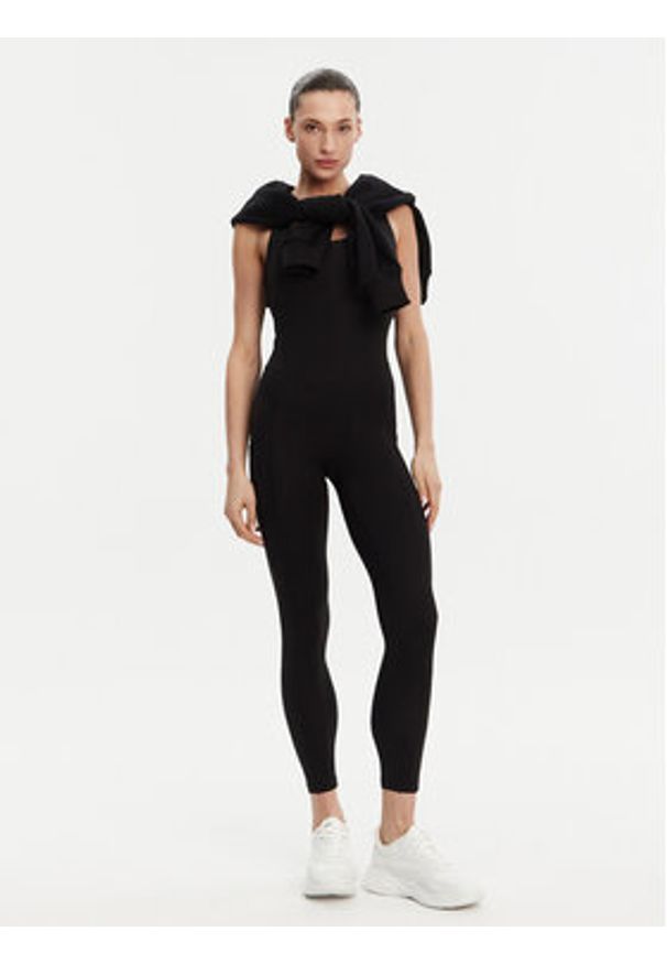 DKNY Sport Kombinezon DP5D4879 Czarny Slim Fit. Kolor: czarny. Materiał: syntetyk. Styl: sportowy