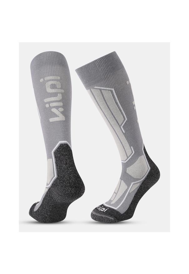 Podkolanówki narciarskie unisex Kilpi RACER-U. Kolor: szary. Sport: narciarstwo