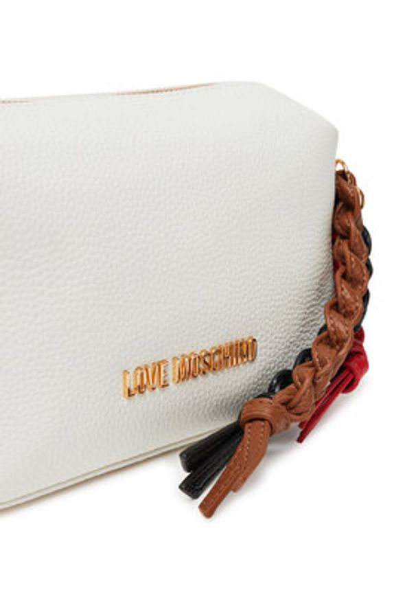 Love Moschino - LOVE MOSCHINO Torebka JC4307PP0MK1110A Biały. Kolor: biały. Materiał: skórzane