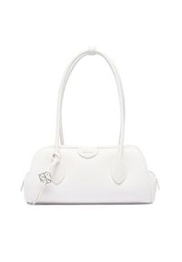 Calvin Klein Torebka Quilted Nylon Medium Shoulder Ba LV04F3743G Biały. Kolor: biały. Materiał: skórzane #6