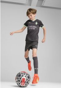 T-Shirt Dla Dzieci Puma Acm Trzecia Replika Jersey Jr. Kolor: zielony, wielokolorowy, szary. Materiał: jersey