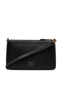 Pinko - PINKO Torebka Flat Horizontal Mini PE 25 PCPL 104277 A2AN Czarny. Kolor: czarny. Materiał: skórzane #5