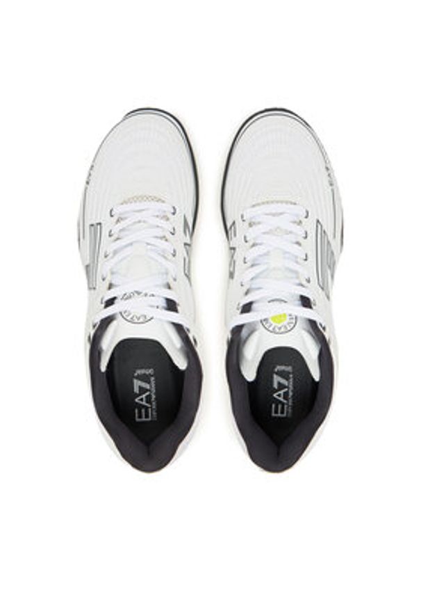 EA7 Emporio Armani Sneakersy X8X242 XK438 MZ159 Biały. Kolor: biały. Materiał: materiał