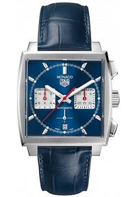 Zegarek Męski TAG HEUER MONACO CBL2111.FC6453. Materiał: skóra. Styl: klasyczny, elegancki