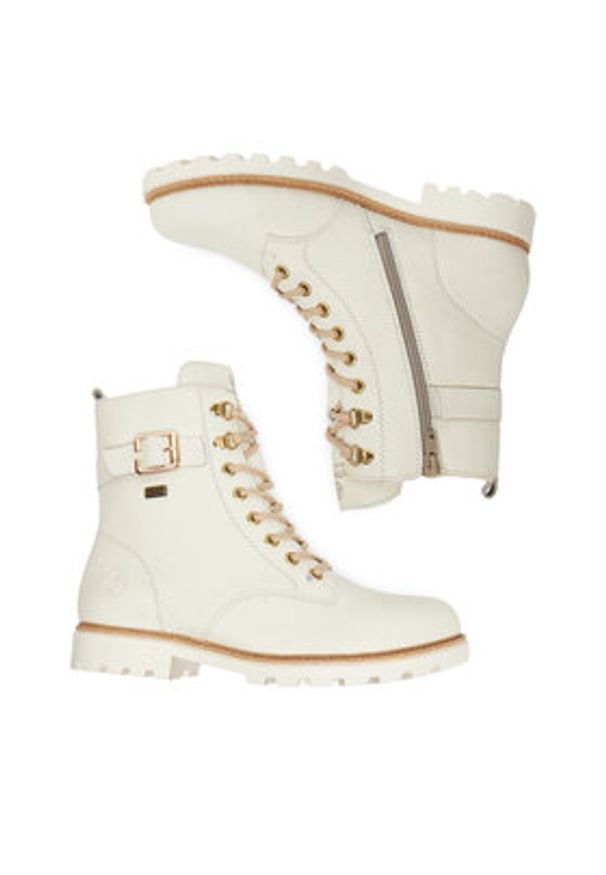 Remonte Trzewiki CEO-D8475-80 Écru. Materiał: skóra