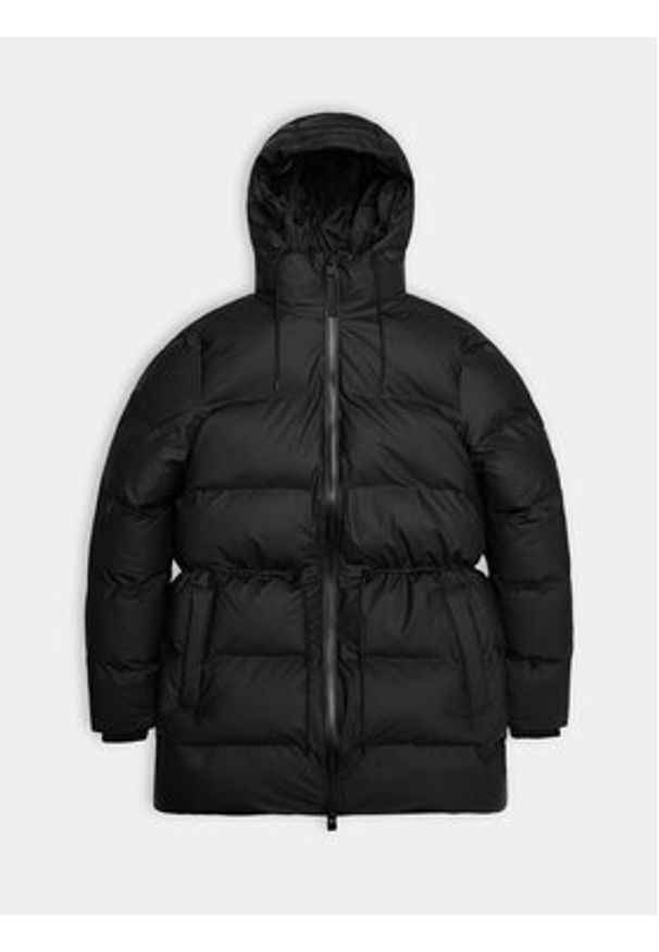 Rains Kurtka zimowa 15160 Czarny Relaxed Fit. Kolor: czarny. Materiał: syntetyk. Sezon: zima
