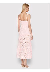 Guess Sukienka letnia Serafina W2GK44 WEJV0 Różowy Flare Fit. Kolor: różowy. Materiał: bawełna. Sezon: lato #3