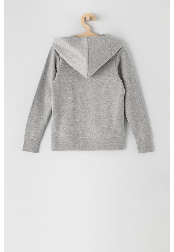 Jack & Jones Bluza dziecięca kolor szary z kapturem melanżowa. Okazja: na co dzień. Typ kołnierza: kaptur. Kolor: szary. Wzór: melanż. Styl: casual