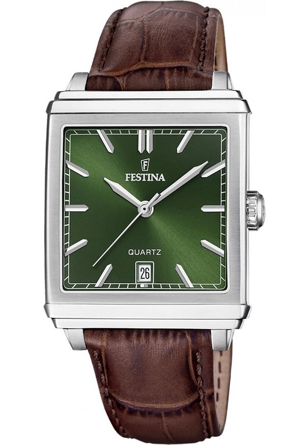 Zegarek męski Festina F20681-7 brązowy. Kolor: brązowy