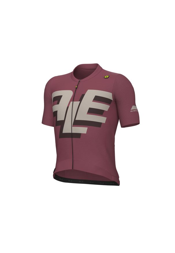 ALÉ CYCLING - Koszulka rowerowa męska Alé Cycling PR-E Sauvage. Kolor: fioletowy, biały, wielokolorowy. Sport: kolarstwo