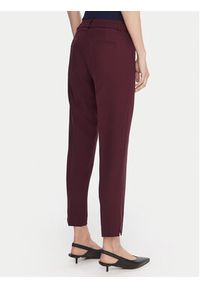 Maryley Spodnie damskie 25IB52Z/M17/43BU Bordowy Regular Fit. Kolor: czerwony. Materiał: syntetyk #4
