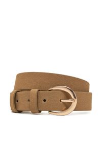 DeeZee Pasek Damski SS24233 Brązowy. Kolor: brązowy. Materiał: skóra #1