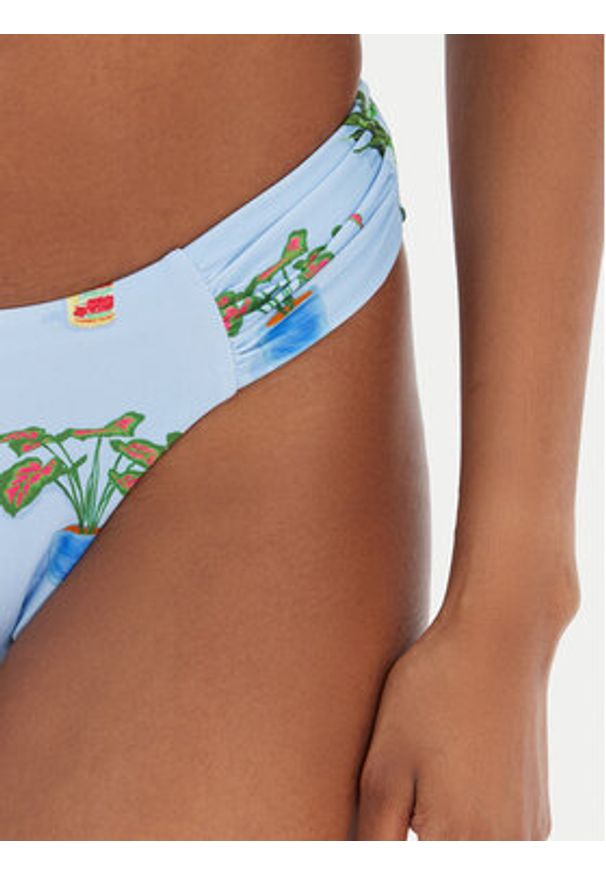 Seafolly Dół od bikini Playa Bonita 40726-287 Błękitny. Kolor: niebieski. Materiał: syntetyk
