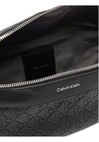 Calvin Klein Saszetka nerka Emblem Emboss Waistbag LV04D3205G Czarny. Kolor: czarny. Materiał: skóra #4
