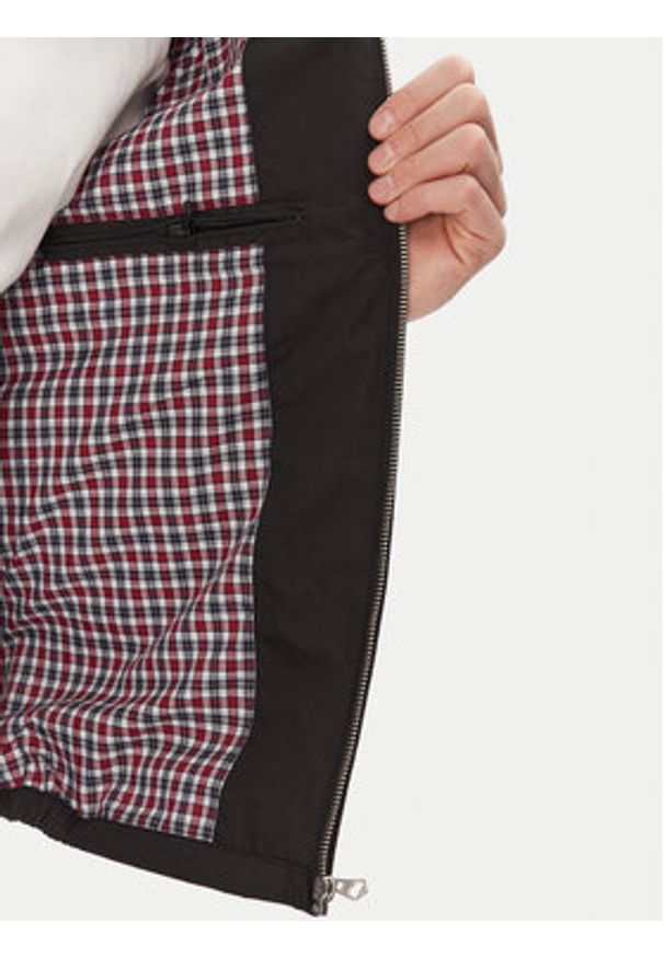Schott NYC Kurtka przejściowa CADAMS Czarny Regular Fit. Kolor: czarny. Materiał: bawełna, syntetyk