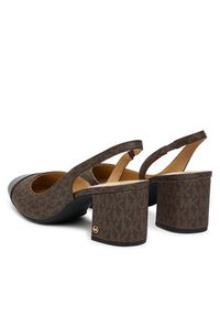 MICHAEL Michael Kors Sandały Perla Flex 40T5PLMP2B Brązowy. Kolor: brązowy. Materiał: skóra #5