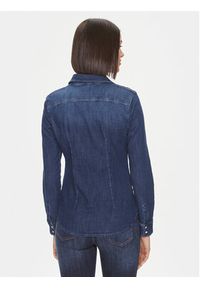 Liu Jo Koszula jeansowa UF3048 D4051 Granatowy Regular Fit. Kolor: niebieski. Materiał: jeans, bawełna #4
