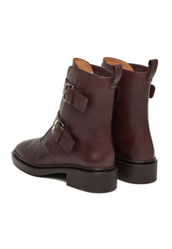 BALAGAN - Balagan Botki Anya Brązowy. Kolor: brązowy. Materiał: skóra