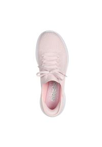 skechers - Buty do chodzenia damskie Skechers Slip-ins: Ultra Flex 3.0 Brilliant. Kolor: różowy. Materiał: materiał, tkanina. Szerokość cholewki: normalna. Sport: turystyka piesza