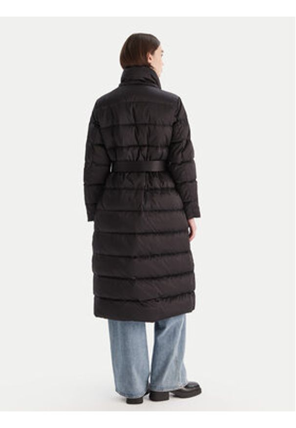Liu Jo Płaszcz zimowy MF5011 T017A Czarny Regular Fit. Kolor: czarny. Materiał: syntetyk. Sezon: zima
