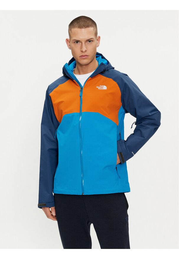 The North Face Kurtka softshell Stratos NF00CMH9 Niebieski Regular Fit. Kolor: niebieski. Materiał: syntetyk