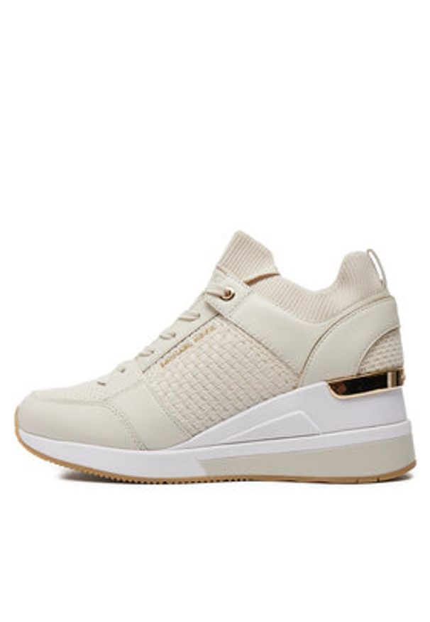 MICHAEL Michael Kors Sneakersy Georgie 43S4GEFS1D Écru. Materiał: materiał